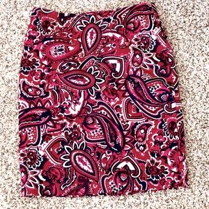Pretty paisley skirt from Talbots